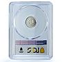 Mexico 1/20 onza Libertad Angel Independence KM-609 MS 68 PCGS silver coin 1998