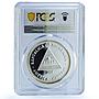 Nicaragua 10 cordobas Sea Turtle Paslama F15 KM-116 PR 69 PCGS silver coin 2016
