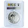 Philippines 25 piso General Douglas MacArthur KM-230 PR 69 PCGS silver coin 1980