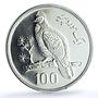 Pakistan 100 rupees Conservation KM-40 Pheasant Bird MS 68 PCGS silver coin 1976