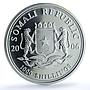Somalia 1000 shillings Elephant KM-195 Wildlife MS 70 PCGS silver coin 2006