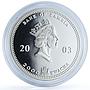 Zambia 2000 kwacha Elephant KM-184 African Wildlife Fauna proof silver coin 2003
