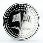 Turkey 50 lira Visit of Barack Obama silver coin 2009