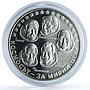 Bulgaria 10 leva Cosmonauts KM-157 Space Intercosmos proof silver coin 1985