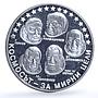 Bulgaria 10 leva Cosmonauts KM-157 Space Intercosmos proof silver coin 1985