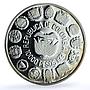 Colombia 10000 pesos Bogota Mint KM-284 Ibero-American proof silver coin 1991