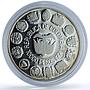 Colombia 10000 pesos Bogota Mint KM-284 Ibero-American proof silver coin 1991