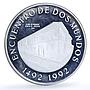 Colombia 10000 pesos Bogota Mint KM-284 Ibero-American proof silver coin 1991