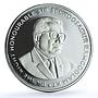 Mauritius 20 rupees Elizabeth II Philip Prince Charles KM-64 silver coin 1997