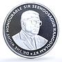 Mauritius 20 rupees Elizabeth II Philip Prince Charles KM-64 silver coin 1997