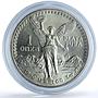 Mexico 1 onza Libertad Angel of Independence KM-494.2 Bullion silver coin 1990