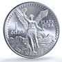 Mexico 1 onza Libertad Angel of Independence KM-494.2 Bullion silver coin 1990