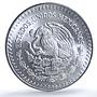 Mexico 1 onza Libertad Angel of Independence KM-494.2 Bullion silver coin 1990