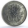 Switzerland Bern Shooting Festival High Relief Richter-210a silver medal 1888