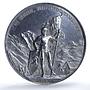 Switzerland Bern Shooting Festival High Relief Richter-210a silver medal 1888