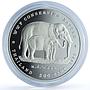 Thailand 200 baht Elephants Y#339 WWF Wildlife Fauna proof silver coin 1998