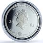 Zambia 10000 kwacha Elephant KM-188 African Wildlife 2 oz proof silver coin 2003
