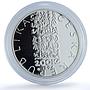 Czech Republic 200 korun Tram in Brno KM-13 Train Horse proof silver coin 1994