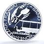 Czech Republic 200 korun Tram in Brno KM-13 Train Horse proof silver coin 1994