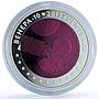 Kazakhstan 500 tenge Venera 10 KM-301 Space Satellite proof bimetal coin 2015