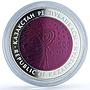 Kazakhstan 500 tenge Venera 10 KM-301 Space Satellite proof bimetal coin 2015