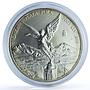 Mexico 1 onza Libertad Angel of Independence KM-639 Bullion silver coin 2001