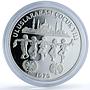 Turkiye 500 lira Year of the Child KM-931 UNICEF Mosque proof silver coin 1979