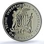Zambia 1 kwacha Independence KM-17 Anniversary proof CuNi coin 1974