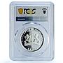 Bulgaria 10 leva High Jump Sydney Olympics Sports PR69 PCGS silver coin 1999