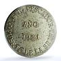Spain 5 pesetas Puerto de la Selva El Port Selva MS62 PCGS CuNi coin 1921