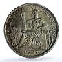 French Indochina 20 cents Third Republic Coinage MS64 PCGS silver coin 1937