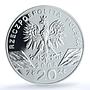 Poland 20 zlotych Sokol Falcon Animals Birds Fauna PR68 PCGS silver coin 2008