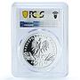 Poland 20 zlotych Zubr Bison Bull Animals Fauna PR69 PCGS silver coin 2013