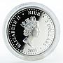 Niue 2 dollars Christmas Ladies Dancing proof silver coin 2009