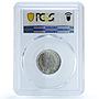 Sweden 1/8 riksdaler King Carl Charles XIV Coinage MS62 PCGS silver coin 1831