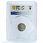 Denmark 4 skilling King Christian IX Coinage KM-775 MS63 PCGS billon coin 1874