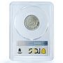 Italy 25 centesimi King Victor Emmanuel III Coinage MS64 PCGS CuNi coin 1902