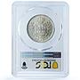 Portugal 500 reis King Charles Carlos I Coinage KM-535 UNC PCGS silver coin 1891
