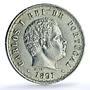 Portugal 500 reis King Charles Carlos I Coinage KM-535 UNC PCGS silver coin 1891
