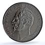 Sweden 5 ore King Oscar I UNIQUE VARIETY KM-690 MS65 PCGS bronze coin 1857