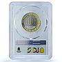 Costa Rica 500 colones Partido de Nicoya Annexation PR69 PCGS bimetal coin 2024
