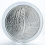 Belarus, 20 roubles, Sedov, Sailing Ships, Hologram, Silver coin, 2008