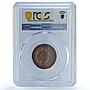 Spain Catalonia 5 centimos Catalanist Union St George UNC PCGS copper coin 1900