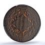 Spain Catalonia 5 centimos Catalanist Union St George UNC PCGS copper coin 1900