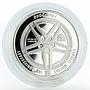 Palau 1 dollar General Motors Corvette car silver coin 2008