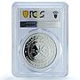 Oman 1 rial Bai Al Falaj Fort KM-119 Architecture PR 69 PCGS silver coin 1995