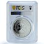 Oman 1 rial Mirbat Castle KM-129 Architecture PR 70 PCGS silver coin 1995