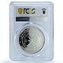 Oman 1 rial Al Rustaq Fort KM-117 Architecture PR 70 PCGS silver coin 1995