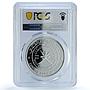 Oman 1 rial Jabrin Castle KM-126 Architecture PR 70 PCGS silver coin 1995