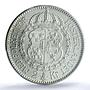 Sweden 2 kronor King Gustaf V Coinage KM-787 MS62 PCGS silver coin 1914